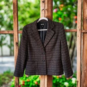 Kasper fall jacket waste length casual or dressy pp21 s to cuff 24 100%acrylic.